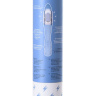 Голубой силиконовый вибратор с электростимуляцией GALVANI VIBE - 21 см. купить в секс шопе