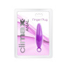 Фиолетовая анальная пробка Climax Anal Finger Plug - 10,5 см. купить в секс шопе