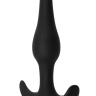 Чёрная анальная пробка Starter - 10,5 см. купить в секс шопе