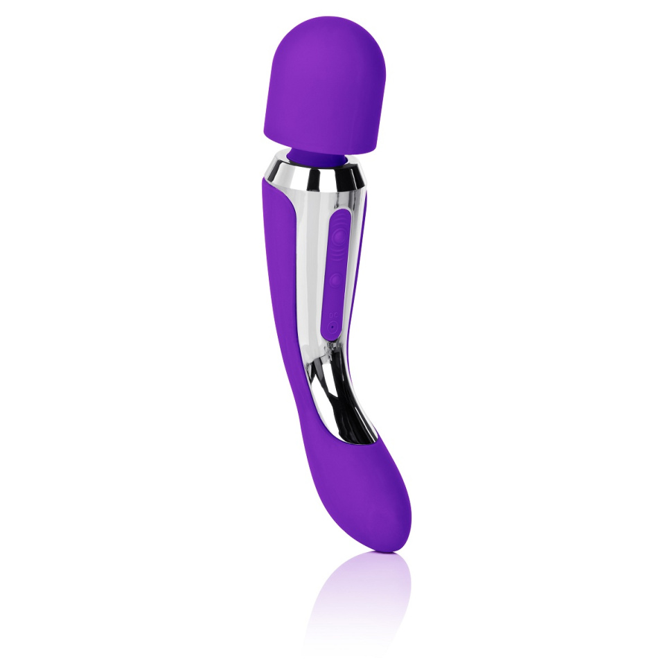 Фиолетовый вибромассажер BODY WAND  - 22,25 см. купить в секс шопе