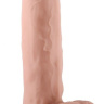 Телесный фаллоимитатор Sliding Skin Dual-Layered 8.0 - 20 см. купить в секс шопе