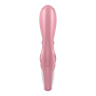 Розовый вибратор-кролик Hug Me - 21,2 см. купить в секс шопе