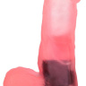 Нежно-розовый гелевый вибратор-фаллос - 16,5 см. купить в секс шопе