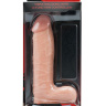 Телесный вибратор-реалистик REALSTUFF 7INCH DONG - 18 см. купить в секс шопе