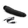 Черный вибратор-реалистик 7  Realistic Vibrator - 20 см. купить в секс шопе