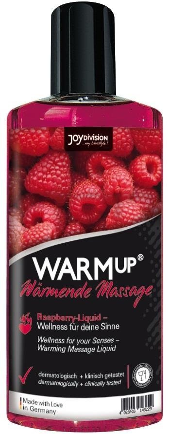 Массажное масло с ароматом малины WARMup Raspberry - 150 мл. купить в секс шопе
