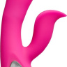 Розовый вибратор-кролик Mrs. Jia - 20 см. купить в секс шопе
