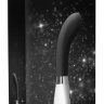 Черный вибратор для точки G Apollo - 21 см. купить в секс шопе