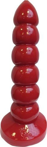 Красная анальная пробка-гигант TSX Prostidude Red - 32 см. купить в секс шопе