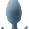 Грязно-синяя анальная пробка со смещенным центром тяжести Gleam - 10 см. купить в секс шопе