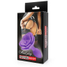 Фиолетовая гладкая анальная втулка-роза купить в секс шопе