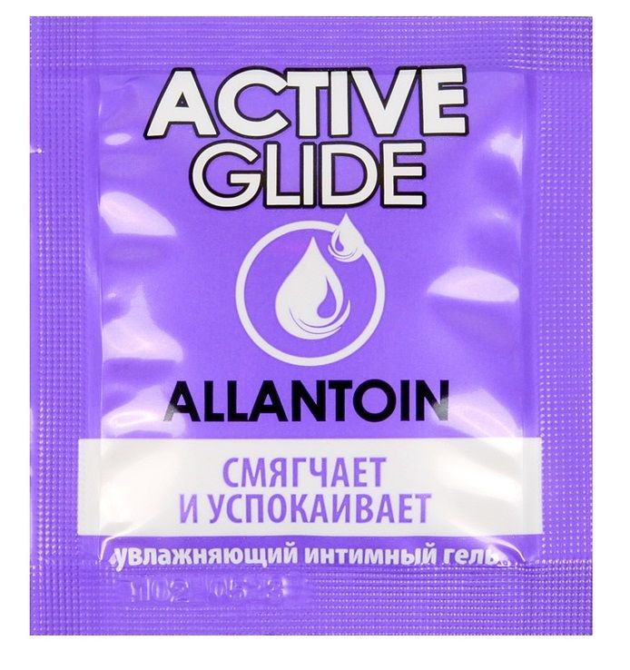Лубрикант на водной основе Active Glide с аллантоином - 3 гр. купить в секс шопе