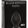 Чёрная анальная пробка Thick Anal Plug Small - 7,8 см. купить в секс шопе