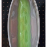 Зелёно-белый вибратор O-zone с шишечками купить в секс шопе
