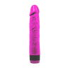Ярко-розовый вибратор-реалистик - 22,5 см. купить в секс шопе