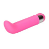 Розовый вибратор Silicone G для стимуляции G-точки - 12 см. купить в секс шопе