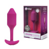 Розовая пробка для ношения с вибрацией Snug Plug 2 - 11,4 см. купить в секс шопе