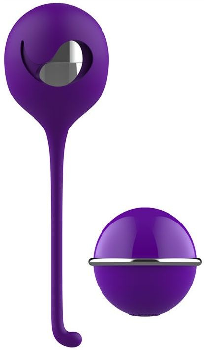Фиолетовое виброяйцо с пультом управления Remote Cherry купить в секс шопе