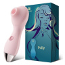 Нежно-розовый мембранный стимулятор клитора Polly - 13,3 см. купить в секс шопе