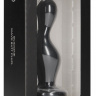 Черная анальная пробка Wave Butt Plug - 11,3 см. купить в секс шопе