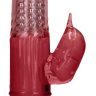 Красный вибратор-кролик Rotating Dolphin - 23 см. купить в секс шопе
