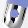 Сиреневый вибратор с клиторальной стимуляцией Crocus - 17,5 см. купить в секс шопе