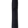 Чёрный вибратор WANAME Gulf с клиторальным отростком - 22,5 см. купить в секс шопе