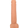 Телесный пустотелый реалистик - 17,5 см. купить в секс шопе