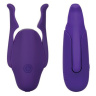Фиолетовые виброзажимы для сосков Nipple Play Rechargeable Nipplettes купить в секс шопе
