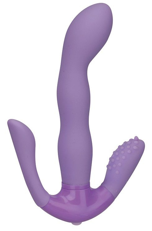 Фиолетовый стимулятор g-точки с дополнительными отростками PROPOSITION G-SPOT STIMULATOR купить в секс шопе