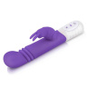 Фиолетовый массажер для G-точки Slim Shaft thrusting G-spot Rabbit - 23 см. купить в секс шопе