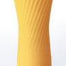 Оранжевый рифленый мини-вибратор IROHA ZEN YUZUCHA - 12,7 см. купить в секс шопе