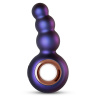 Фиолетовая анальная вибропробка Outer Space в виде елочки - 13,2 см. купить в секс шопе