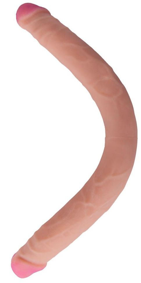 Двусторонний фаллос из неоскина Lesbi - 47,8 см. купить в секс шопе